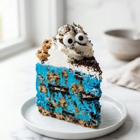 Cookie Monster Ice Cream Cake hero shot
