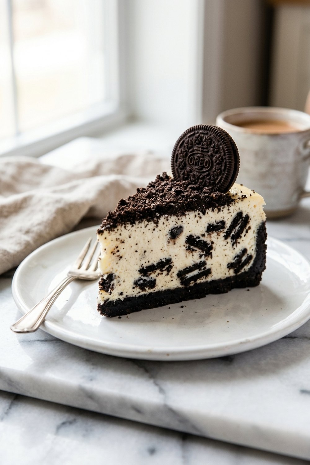 Cookies and Cream Cheesecake hero shot
