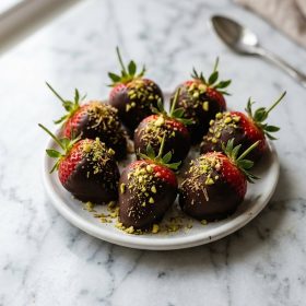 Dubai Chocolate Strawberry Cups hero shot