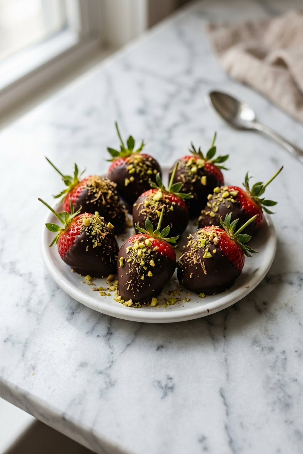 Dubai Chocolate Strawberry Cups hero shot