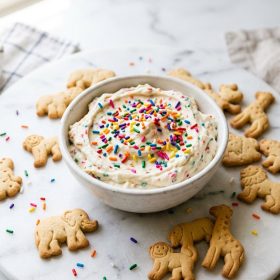 Funfetti Cake Batter Dip hero shot