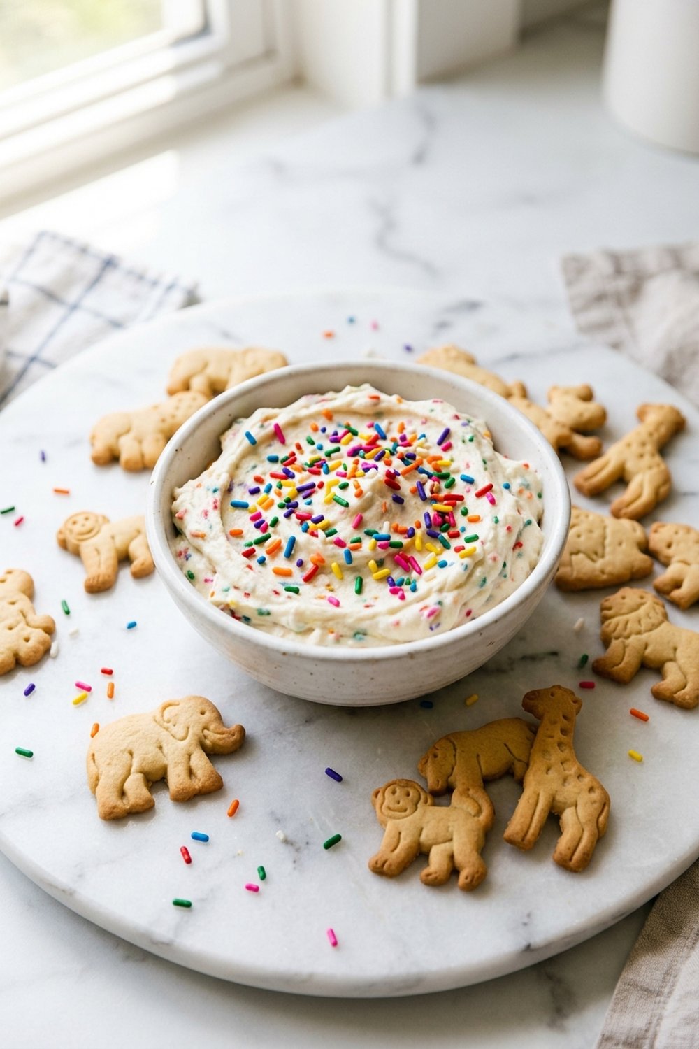 Funfetti Cake Batter Dip hero shot