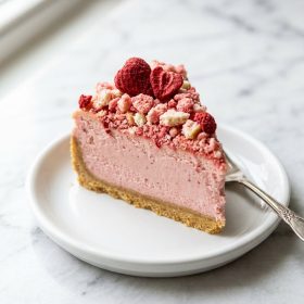 Strawberry Crunch Cheesecake hero shot