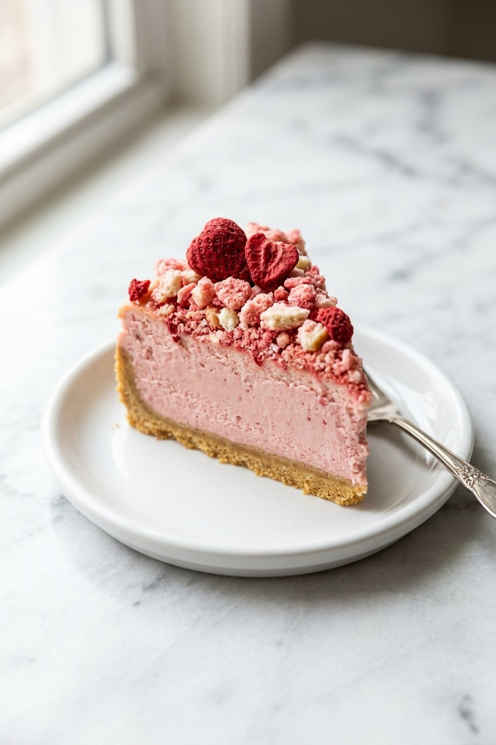 Strawberry Crunch Cheesecake hero shot