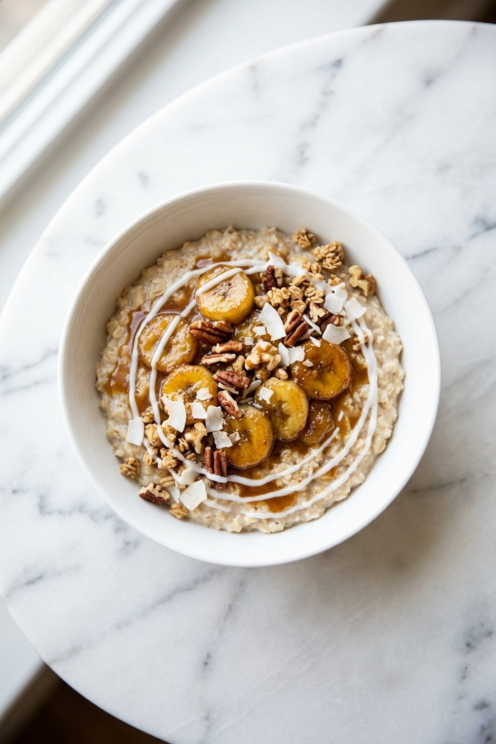 Vegan Banana Foster Oats hero shot